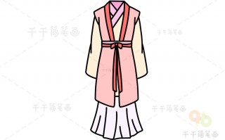 简画汉服穿搭，简画汉服穿搭图片