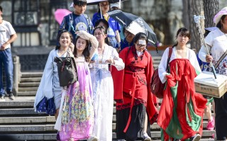 逛街汉服穿搭，逛街汉服穿搭图片